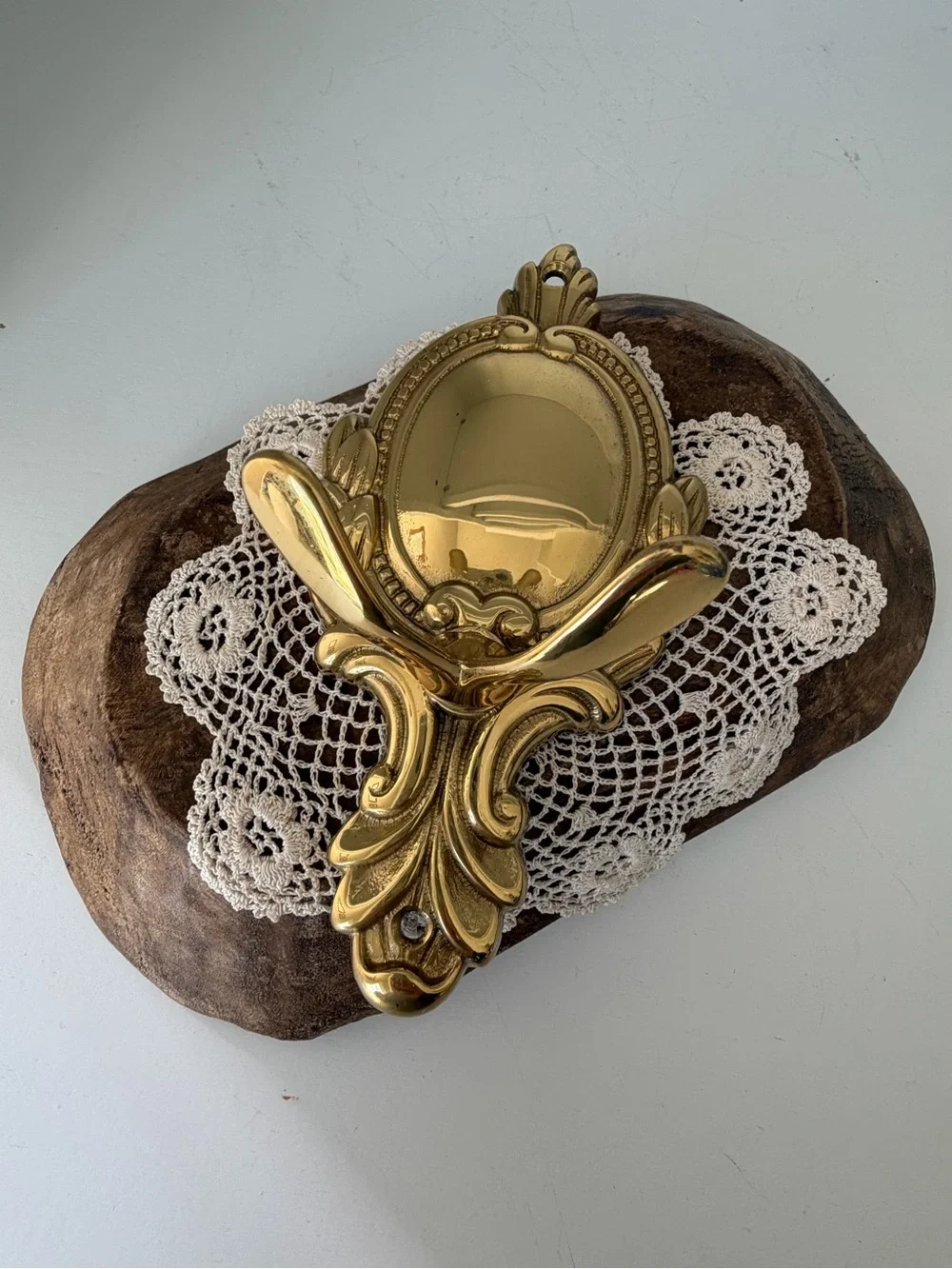 Ornate Gold Decorative Wall Hook - Classic Vintage Style